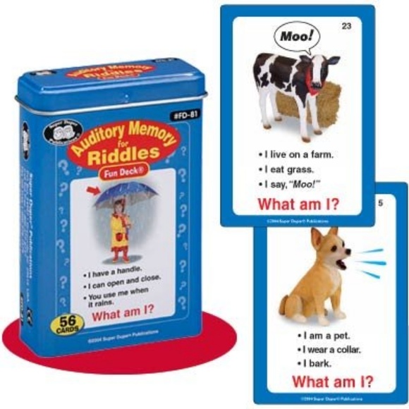 Auditory Memory for Riddles Fun Deck - Picture 1 of 6